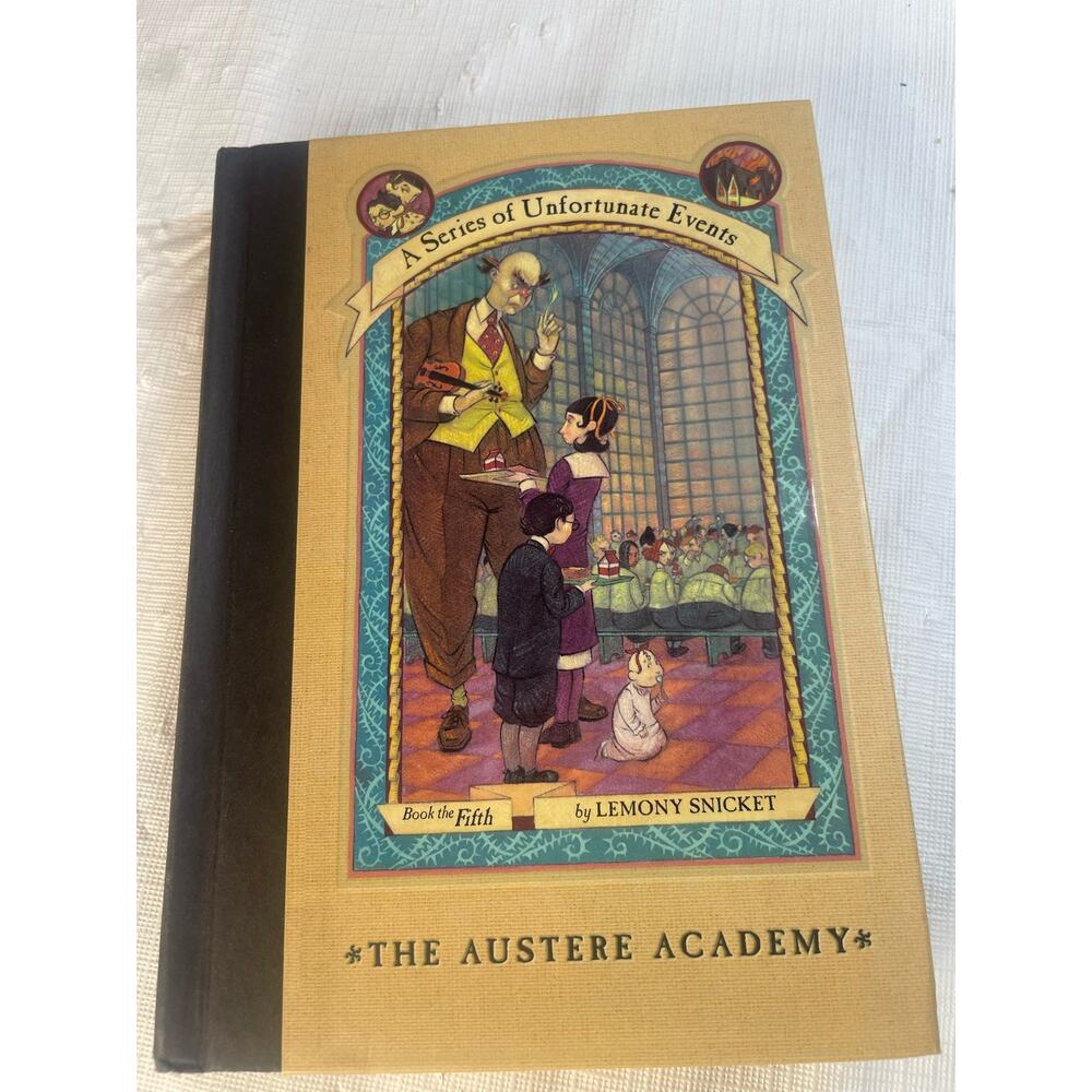 "A Series of Unfortunate Events The Austere Academy" Book Lemony Snickets GUC - Picture 1 of 4